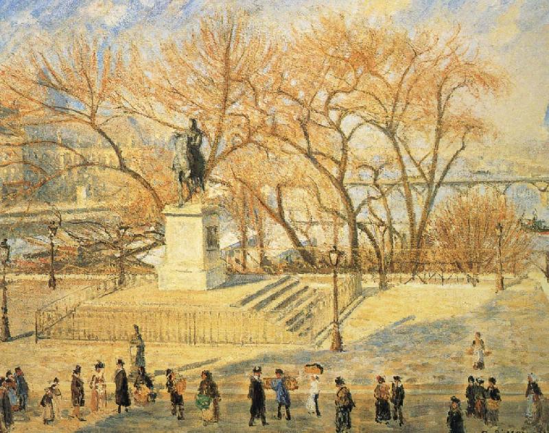 Camille Pissarro The statue of the morning sun oil painting image